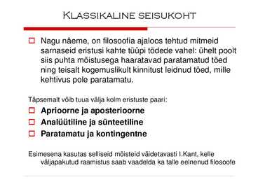 Aprioorsus #6