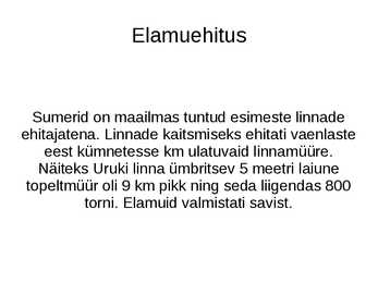 Sumeri kultuurid #18