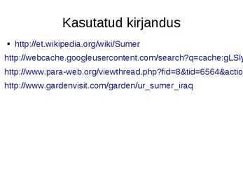 Sumeri kultuurid #24