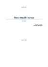 Henry David Thoreau