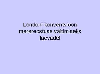 Londoni konvensioon