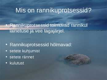 Rannikuprotsessid #2