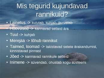Rannikuprotsessid #3