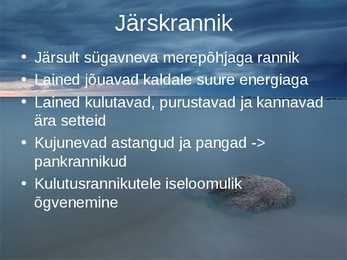 Rannikuprotsessid #5