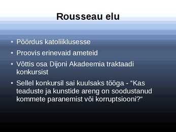 Jean-Jacques Rousseau elulugu-slideshow #3
