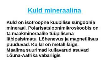 Kuld #3