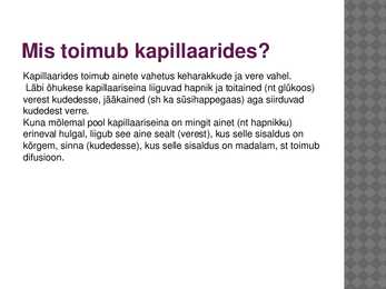 Veresooned ja vereringe #6