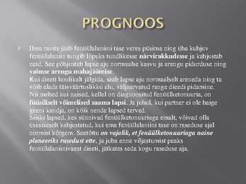 Fenüülketonuuria #8