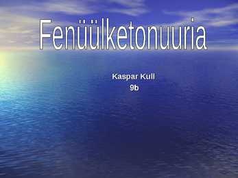 Fenüülketonuuria
