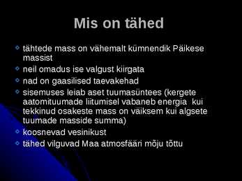 Tähed #2