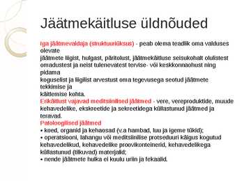 Bioloogiliste omavate ainete utiliseerimine #6