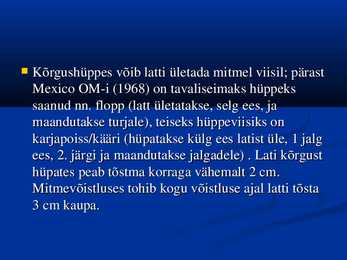 Kõrgushüpe #3