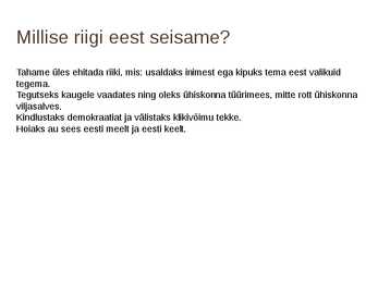 Powerpoint i esitlus IRL-ist #10