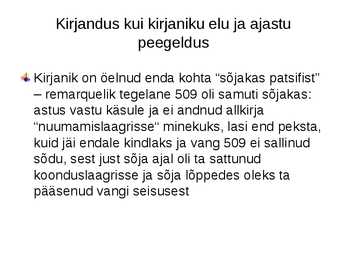 E M Remarque- Elusäde #5