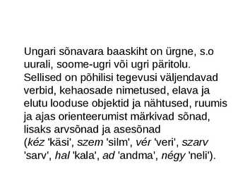 Urgi keeled #9