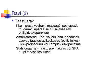 Terviseedendus #16