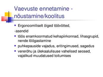 Terviseedendus #17