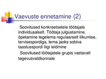 Terviseedendus #18