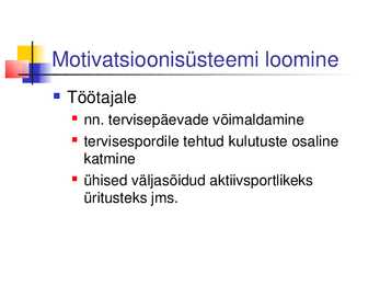 Terviseedendus #20