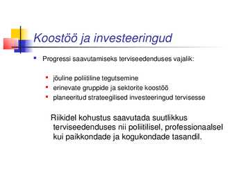 Terviseedendus #5