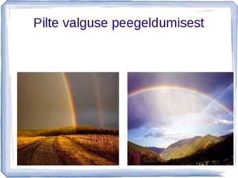 Valguse peegeldumine #9