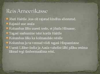 Suured maade avastajad ja avastused #9