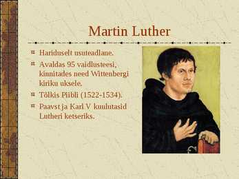 Luther ja reformatsioon-Thomas More ja Erasmus #2