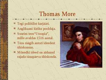 Luther ja reformatsioon-Thomas More ja Erasmus #5
