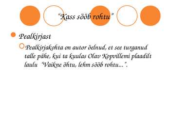Helga Nõu-Kass sööb rohtu #5