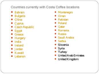 Costa Coffee presentation #5