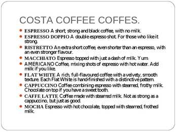 Costa Coffee presentation #8