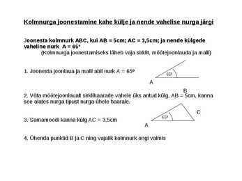 Kolmnurga konstrueerimine #4