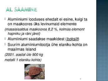 Alumiinium #7