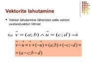 Vektorite liitmine #15