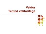 Vektorite liitmine