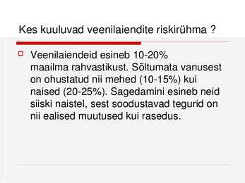 Veenilaiendid #5