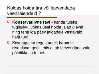Veenilaiendid #6