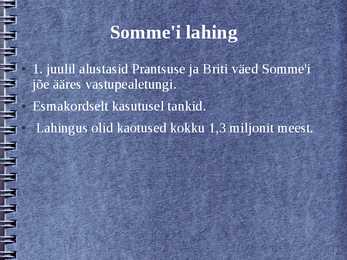 Esimene maailmasõda #13