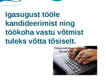 Tööintervjuu meelespea #2