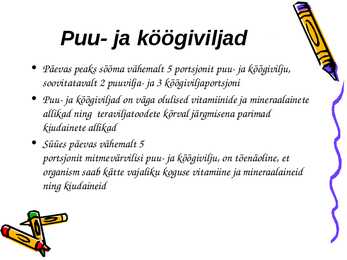 Lapse tervislik toitumine #11