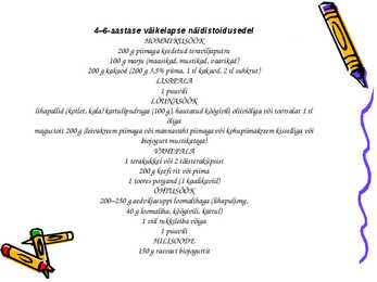 Lapse tervislik toitumine #19