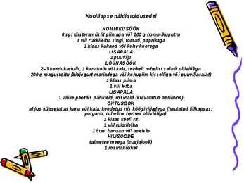 Lapse tervislik toitumine #21