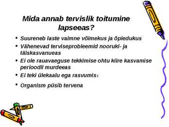 Lapse tervislik toitumine #23
