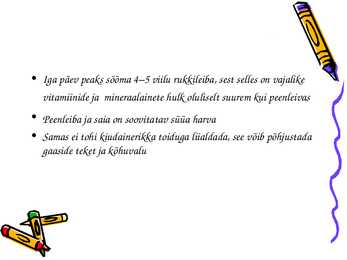 Lapse tervislik toitumine #9