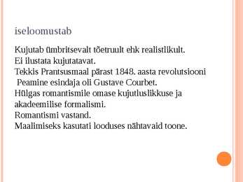 Realism Prantsusmaal #2
