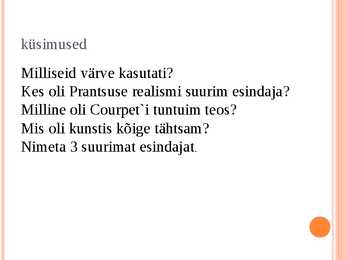 Realism Prantsusmaal #13
