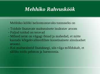 Mehhiko köök #2