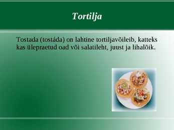 Mehhiko köök #12