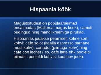 Hispaania köök #12