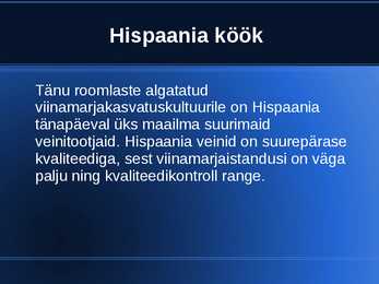 Hispaania köök #13